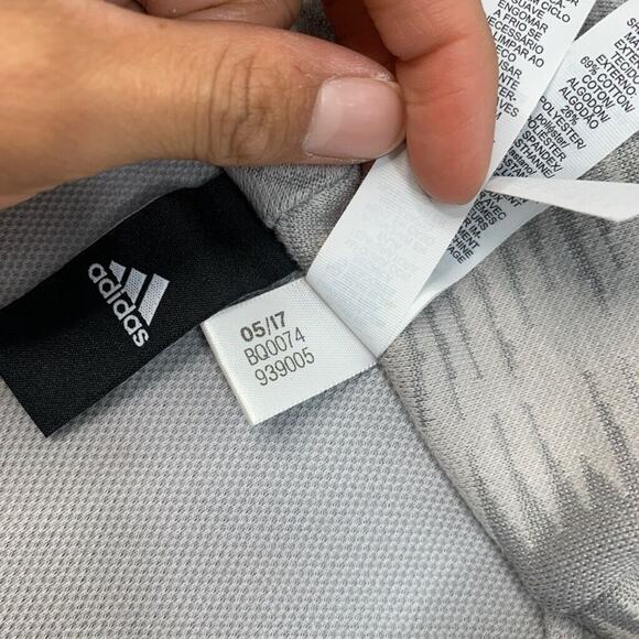 Adidas San Jose Earthquakes Hoodie Mens M Medium Ash Grey Performance Quakes - Picture 6 of 11